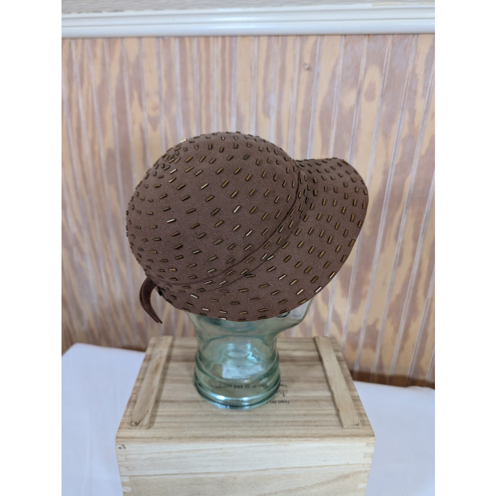 Vintage Women's Flore Miller Hat, One Size, Brown - Picture 3 of 10